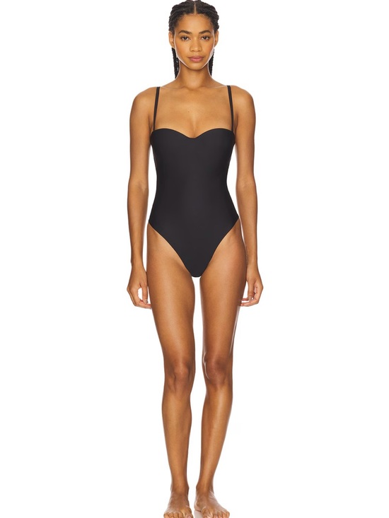 SKIMS Tops - SKIMS Black padded Bodysuit size XL